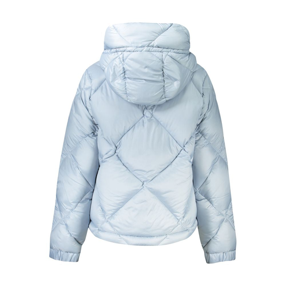 Blue Polyester Jackets & Coat